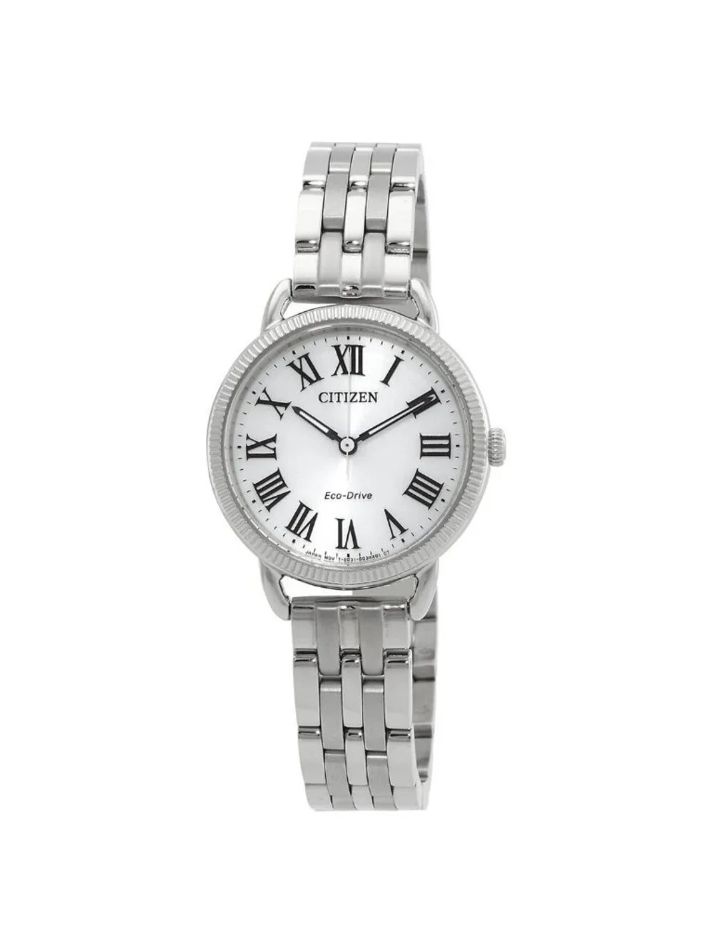 NWT Citizen Classic Coin Edge Eco-Drive Silver Dial Ladies Watch